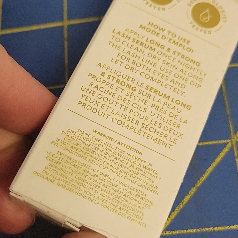 Velour Long & Strong Lash Serum New Sealed Box